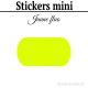 144 Etiquettes 2,4 cm - Stickers mini gommettes