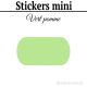 96 Etiquettes 3 cm - Stickers mini gommettes