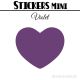 200 Coeurs 1,6 cm - Stickers mini gommettes