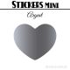 160 Coeurs 1,8 cm - Stickers mini gommettes