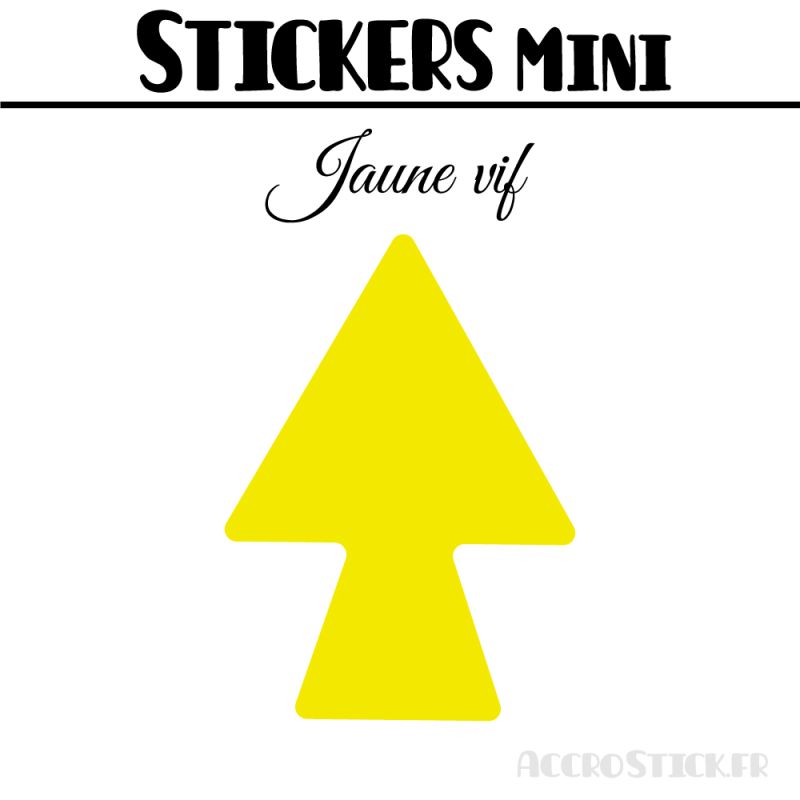 256 Flèches 1.2 cm - Stickers Flèches gommettes