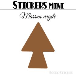 256 Flèches 1.2 cm - Stickers Flèches gommettes