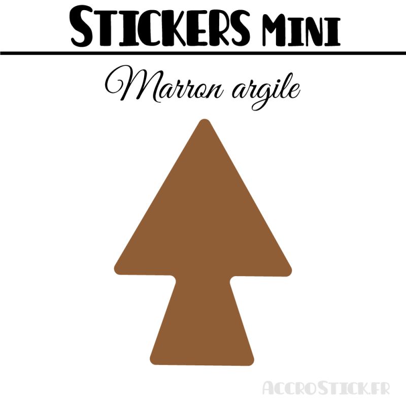 256 Flèches 1.2 cm - Stickers Flèches gommettes