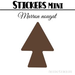 256 Flèches 1.2 cm - Stickers Flèches gommettes
