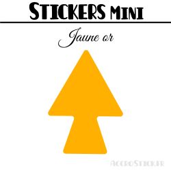168 Flèches 1.4 cm - Stickers Flèches gommettes