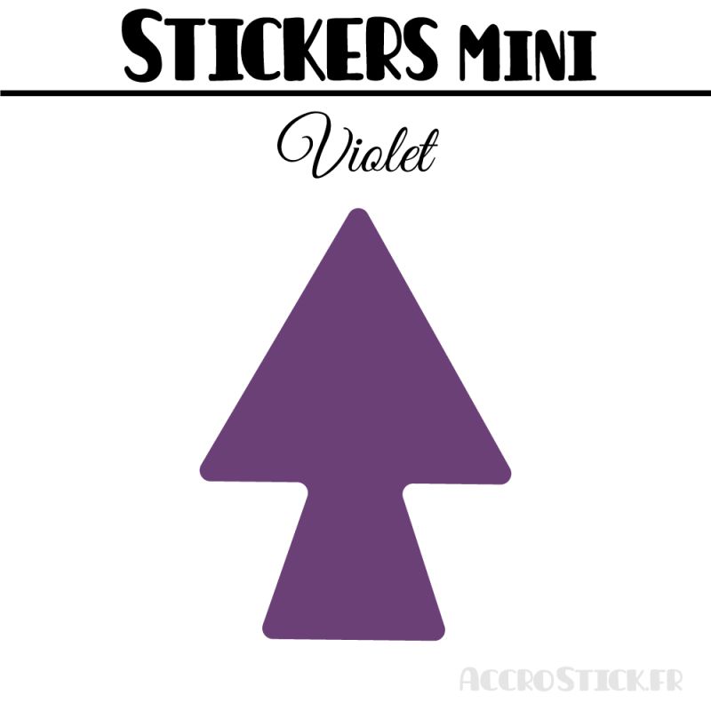 168 Flèches 1.4 cm - Stickers Flèches gommettes