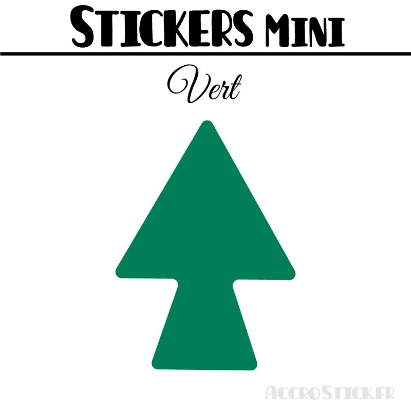 168 Flèches 1.4 cm - Stickers Flèches gommettes