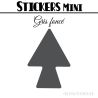 168 Flèches 1.4 cm - Stickers Flèches gommettes