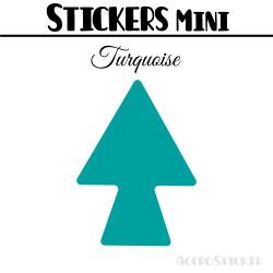 80 Flèches 2 cm - Stickers Flèches gommettes