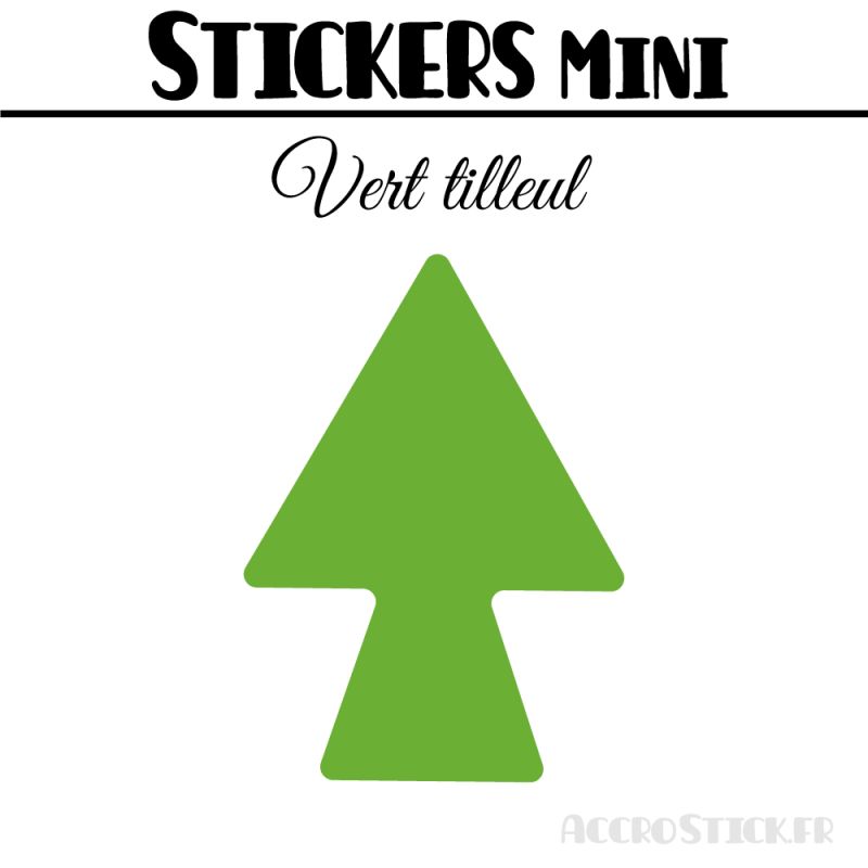 80 Flèches 2 cm - Stickers Flèches gommettes