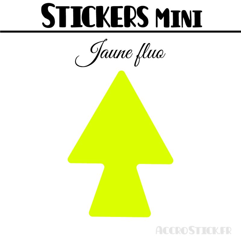 80 Flèches 2 cm - Stickers Flèches gommettes