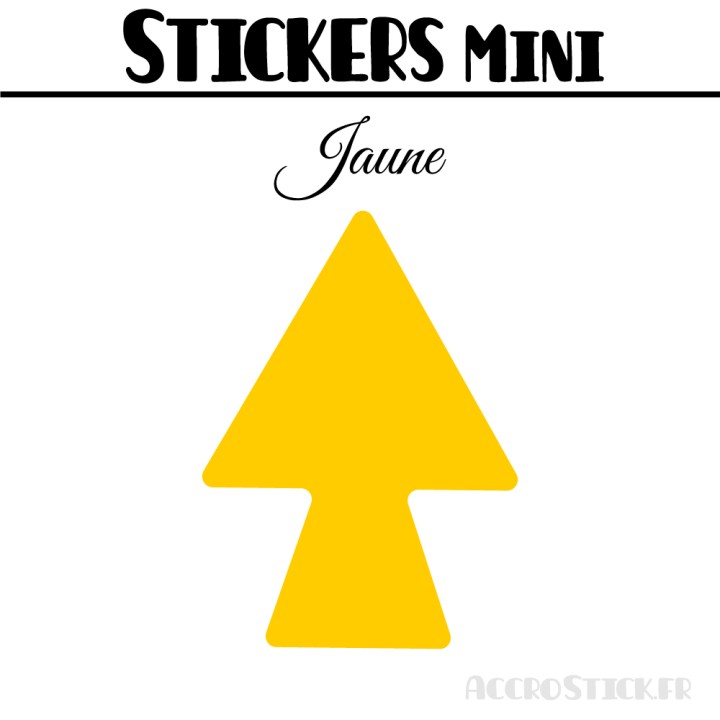 40 Flèches 3 cm - Stickers Flèches gommettes