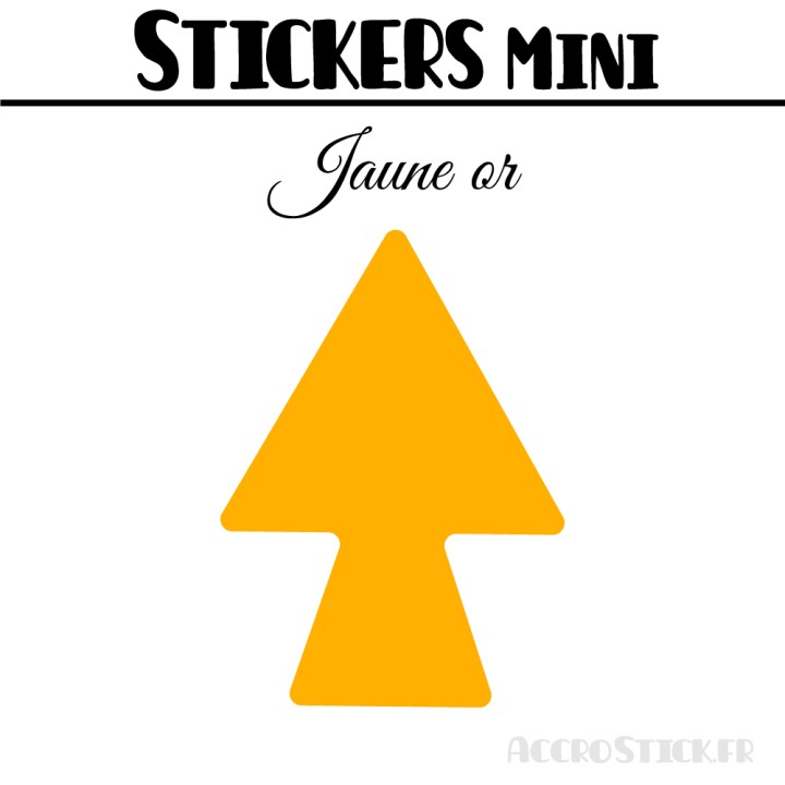 40 Flèches 3 cm - Stickers Flèches gommettes