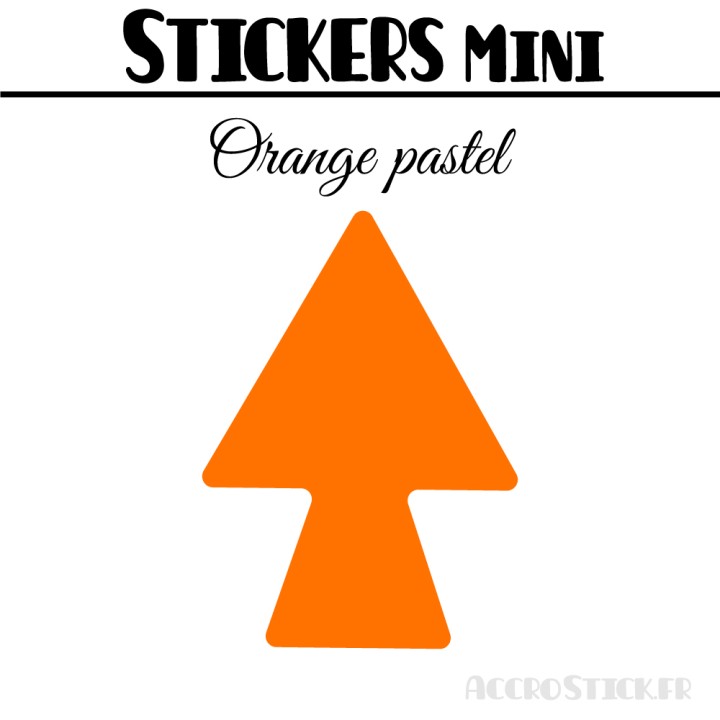40 Flèches 3 cm - Stickers Flèches gommettes