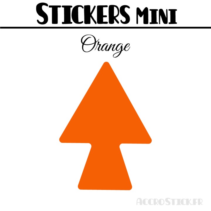 40 Flèches 3 cm - Stickers Flèches gommettes