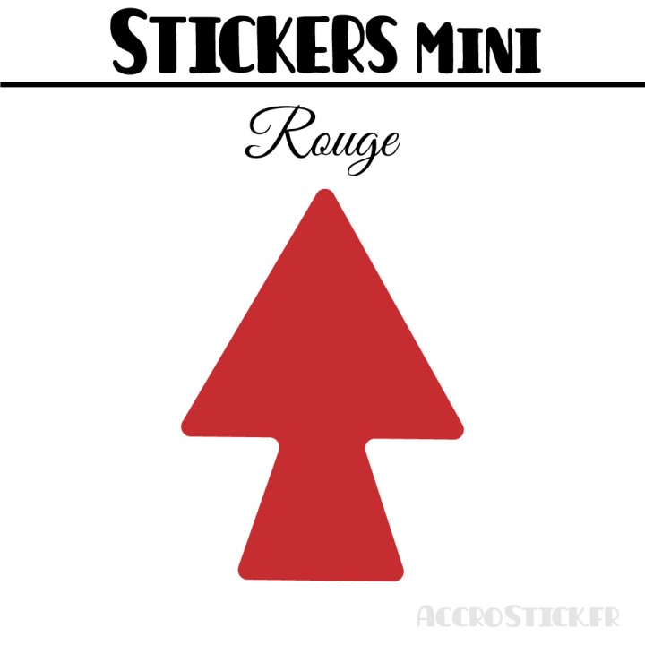 40 Flèches 3 cm - Stickers Flèches gommettes