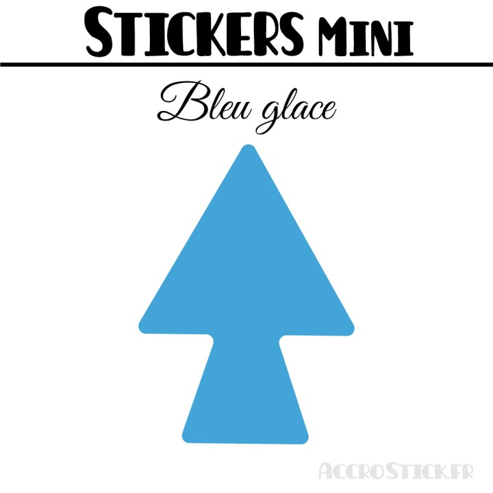 40 Flèches 3 cm - Stickers Flèches gommettes