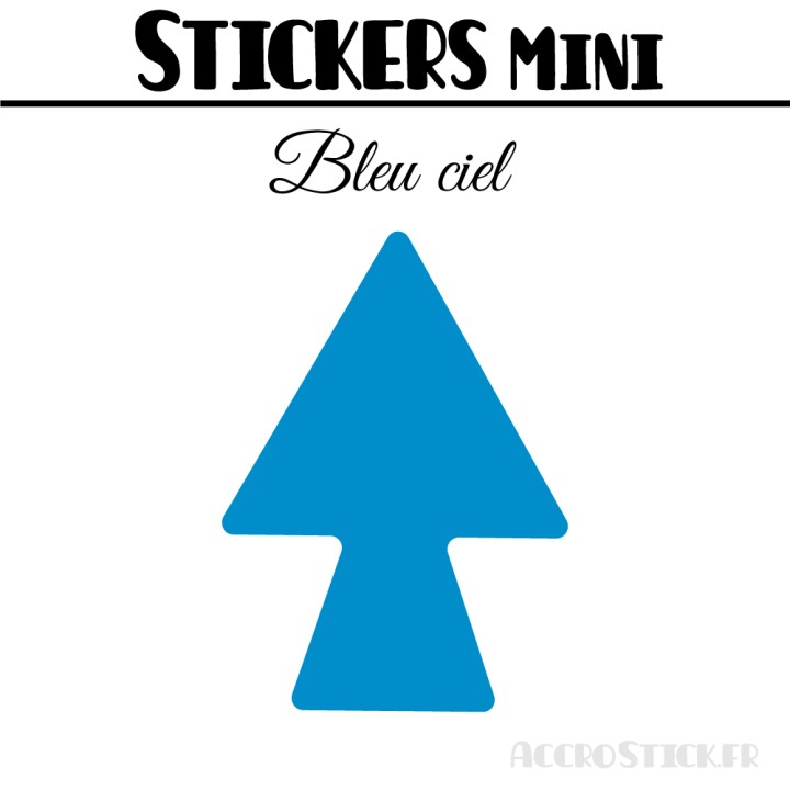 40 Flèches 3 cm - Stickers Flèches gommettes