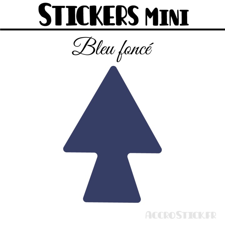 40 Flèches 3 cm - Stickers Flèches gommettes