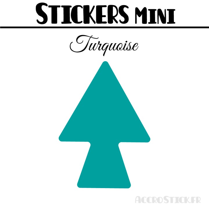 40 Flèches 3 cm - Stickers Flèches gommettes