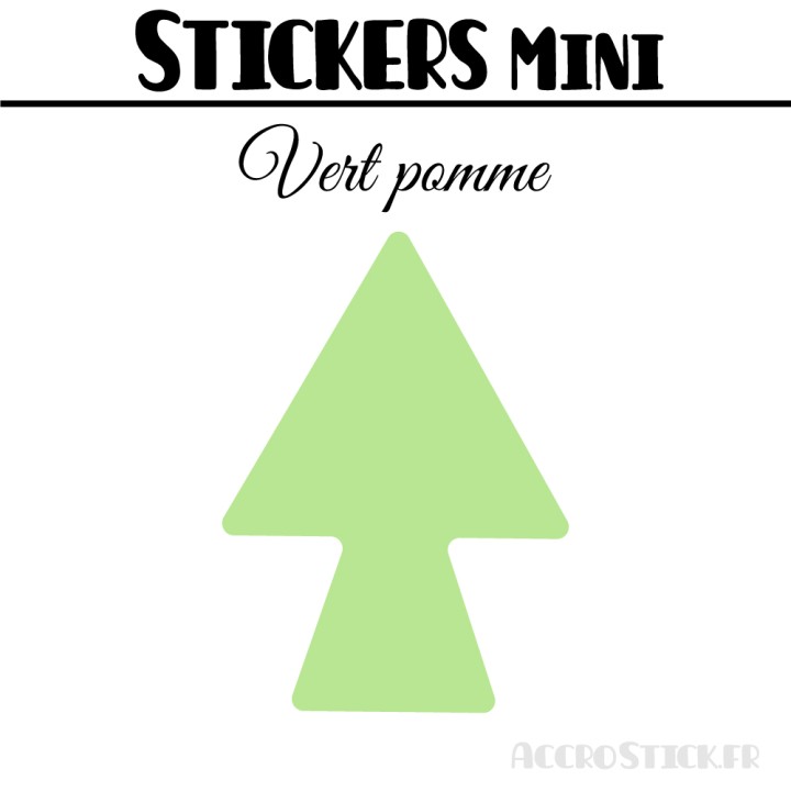 40 Flèches 3 cm - Stickers Flèches gommettes