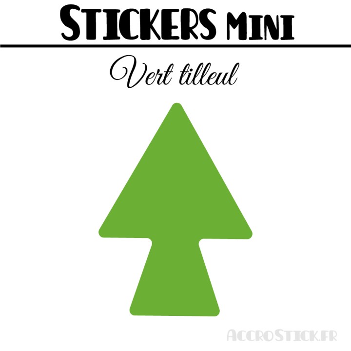 40 Flèches 3 cm - Stickers Flèches gommettes
