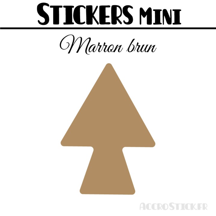 40 Flèches 3 cm - Stickers Flèches gommettes