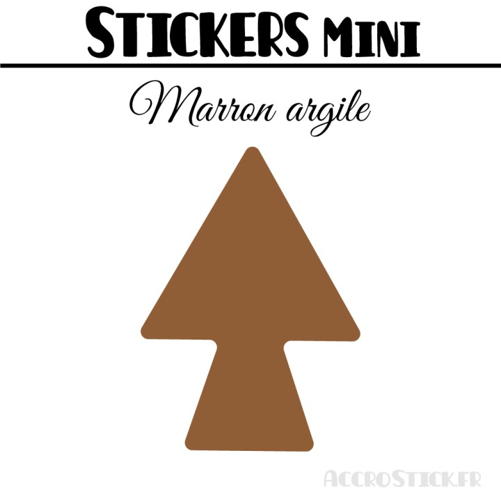 40 Flèches 3 cm - Stickers Flèches gommettes