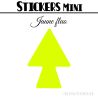 40 Flèches 3 cm - Stickers Flèches gommettes