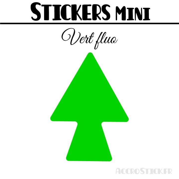 40 Flèches 3 cm - Stickers Flèches gommettes