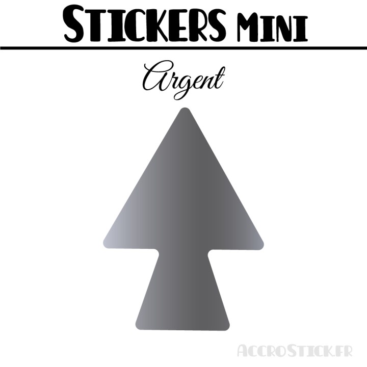 16 Flèches 4 cm - Stickers Flèches gommettes