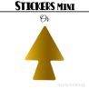 16 Flèches 4 cm - Stickers Flèches gommettes