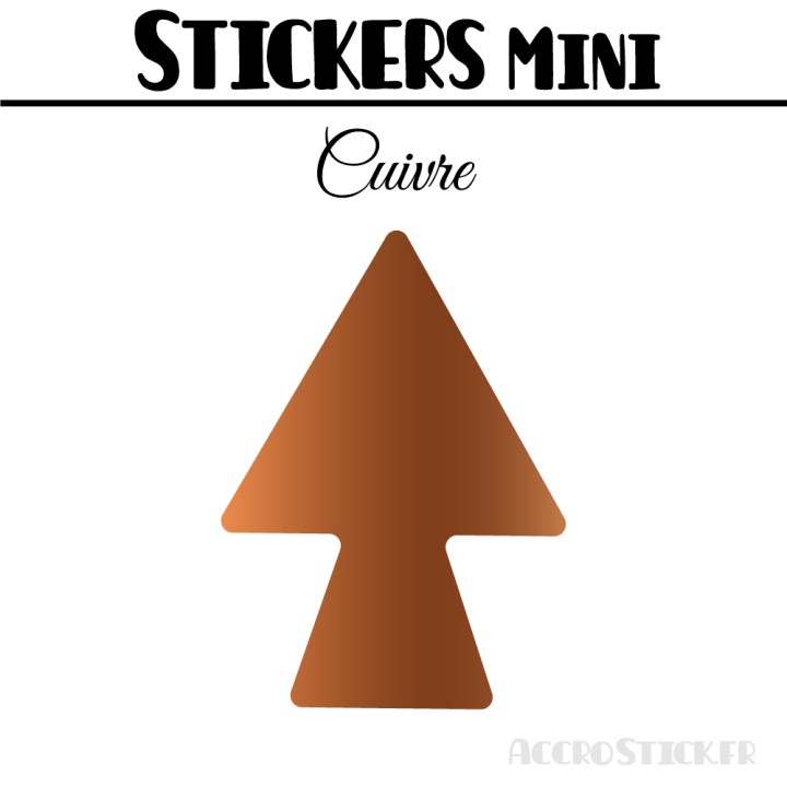 16 Flèches 4 cm - Stickers Flèches gommettes