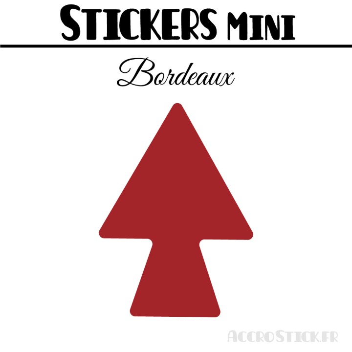 16 Flèches 4 cm - Stickers Flèches gommettes