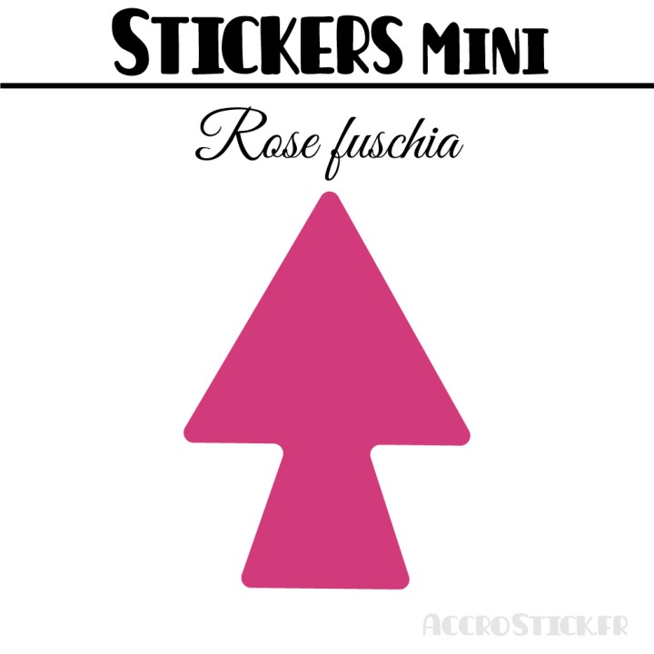 16 Flèches 4 cm - Stickers Flèches gommettes