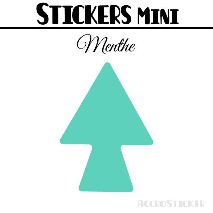 16 Flèches 4 cm - Stickers Flèches gommettes