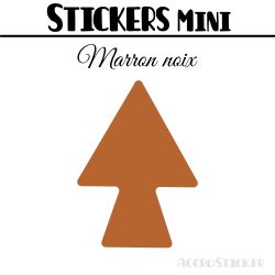 16 Flèches 4 cm - Stickers Flèches gommettes
