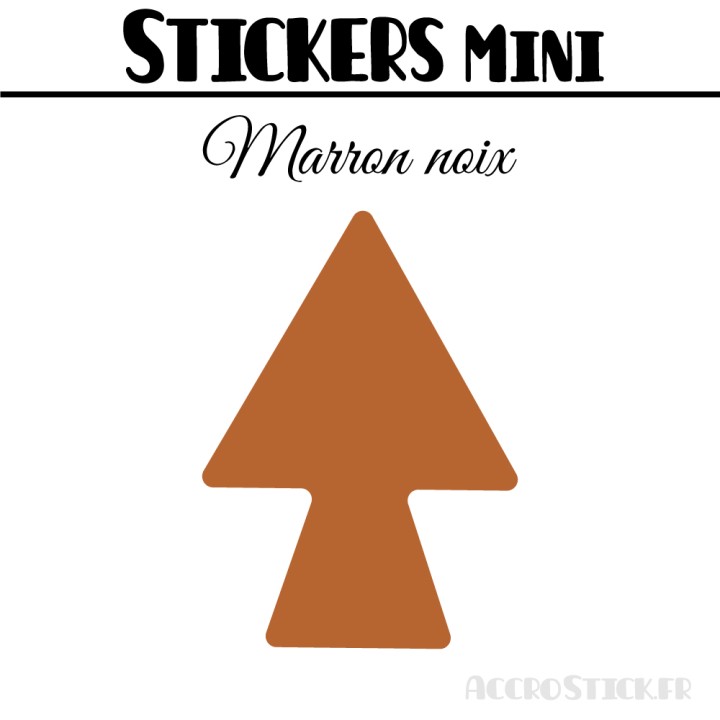 16 Flèches 4 cm - Stickers Flèches gommettes