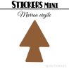 16 Flèches 4 cm - Stickers Flèches gommettes