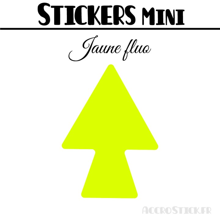 16 Flèches 4 cm - Stickers Flèches gommettes