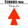 16 Flèches 4 cm - Stickers Flèches gommettes
