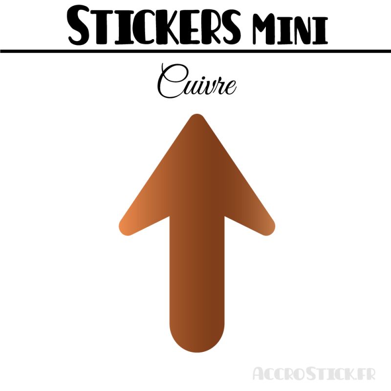 288 Flèches 1 cm - Stickers Flèches gommettes