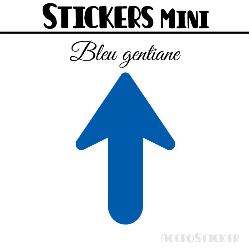 216 Flèches 1.2 cm - Stickers Flèches gommettes