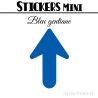 216 Flèches 1.2 cm - Stickers Flèches gommettes