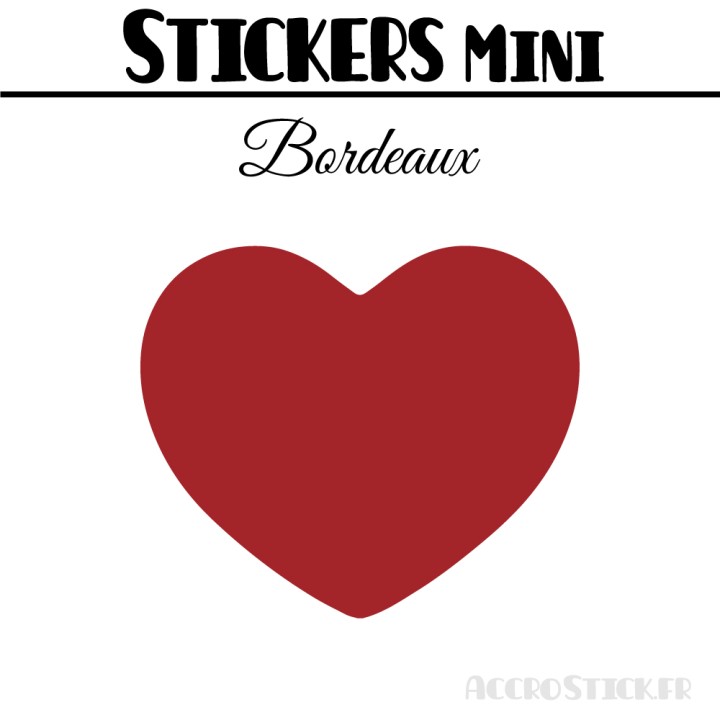 120 Coeurs 2 cm - Stickers mini gommettes