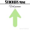 216 Flèches 1.2 cm - Stickers Flèches gommettes