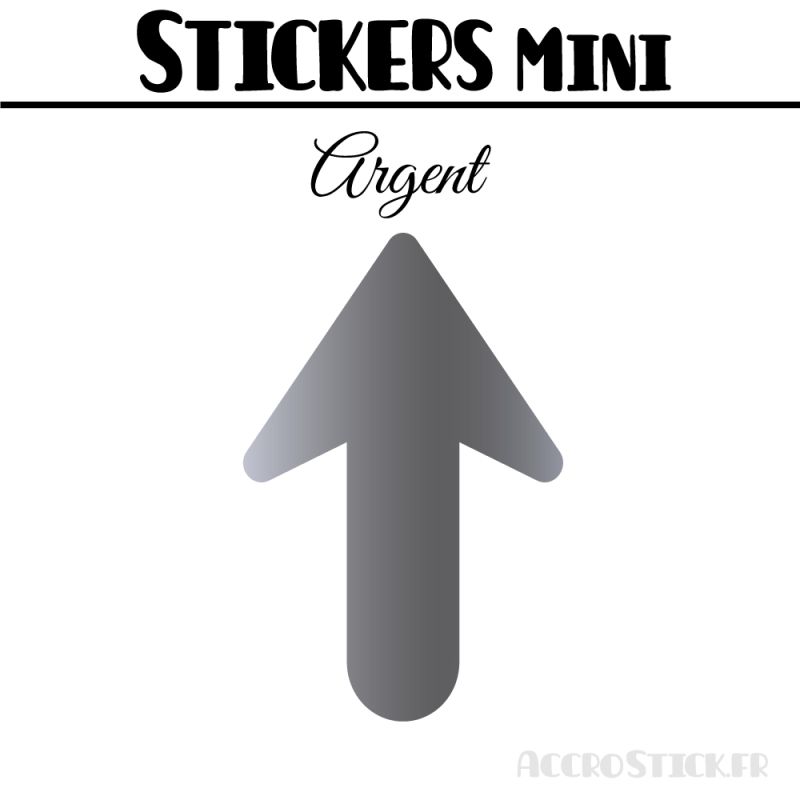 168 Flèches 1.4 cm - Stickers Flèches gommettes