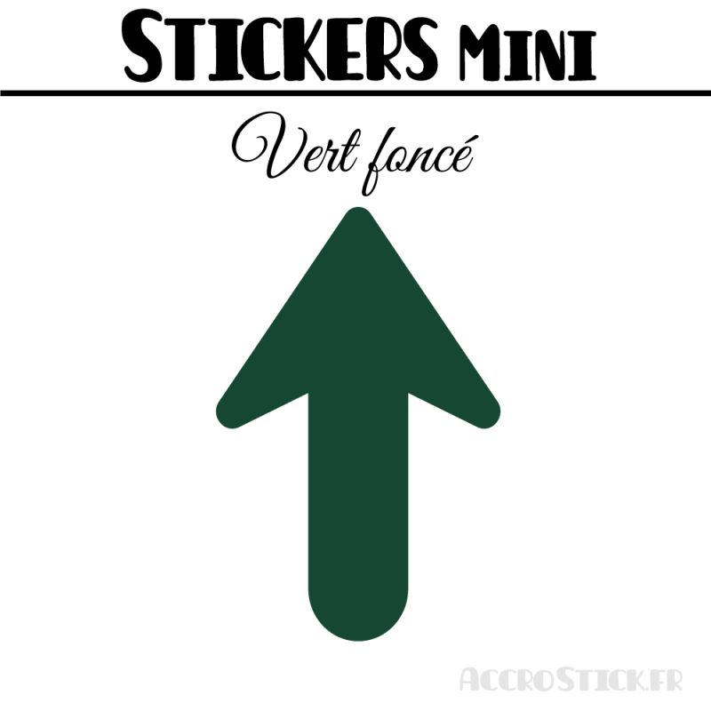 168 Flèches 1.4 cm - Stickers Flèches gommettes