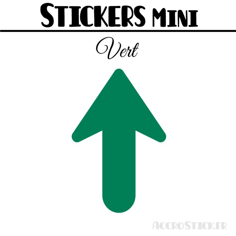 168 Flèches 1.4 cm - Stickers Flèches gommettes