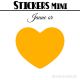 120 Coeurs 2 cm - Stickers mini gommettes